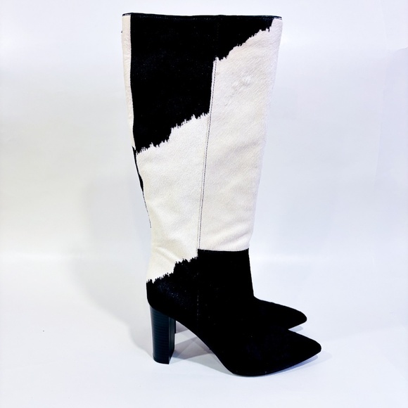 I.N.C. INTERNATIONAL CONCEPTS – Palmina calf hair dress boots | Black & white * - Picture 4 of 8